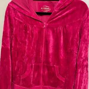 Arizona Jean Company Fuchsia Velour Jacket